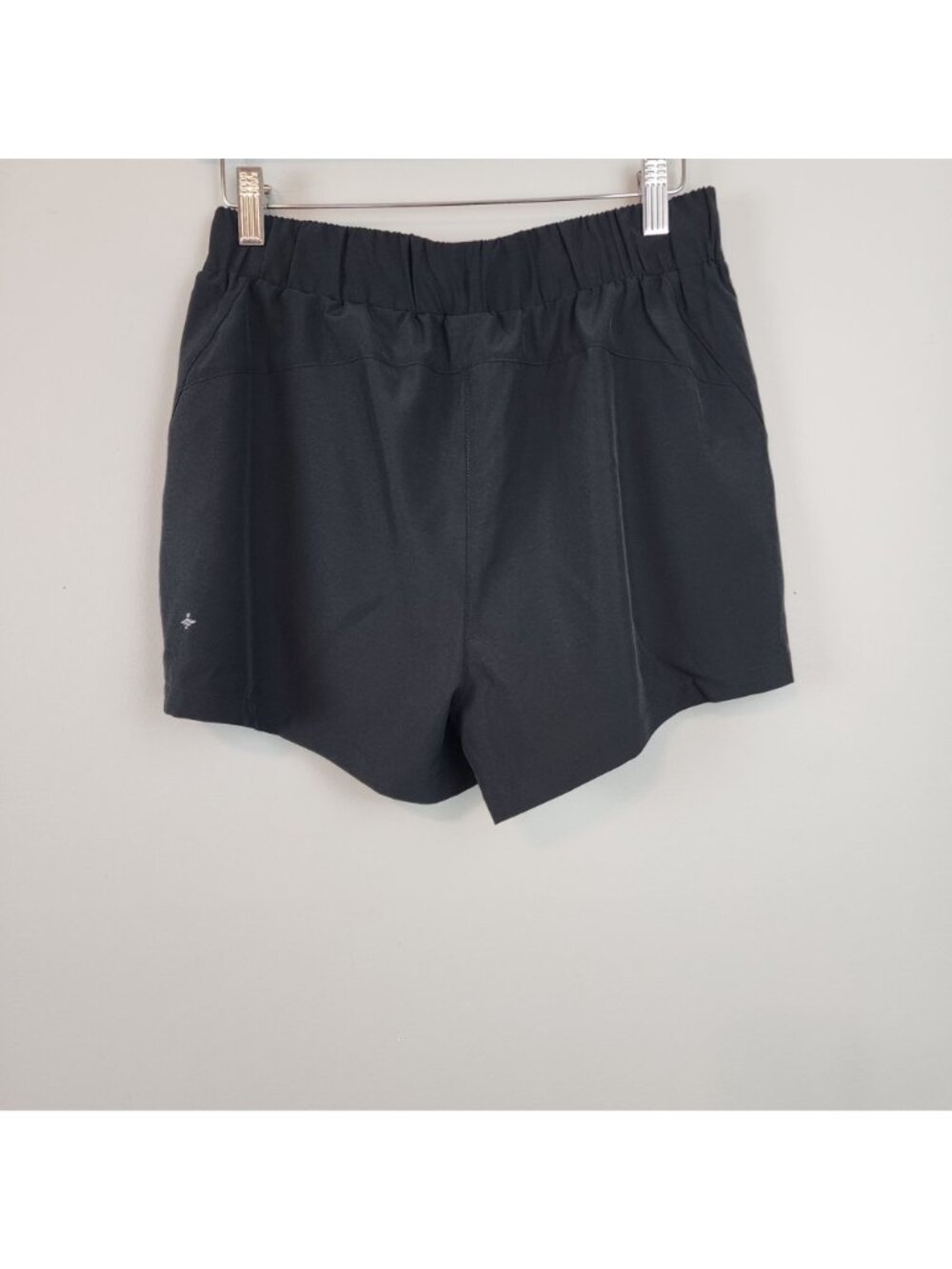 Halara shorts mid rise elastic waistband black size small 3" inseam - Picture 3 of 8